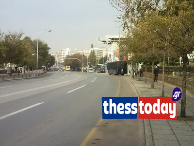 Κλούβες στο Βελλίδειο για το συνέδριο