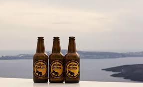 Μπύρα Σαντορίνης με σήμα το γαϊδουράκι