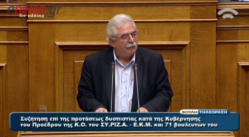 Κατσώτης: Ο υπουργός του δόγματος “νόμος και τάξη”