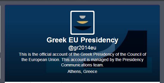Η ελληνική προεδρία στην ΕΕ στο twitter
