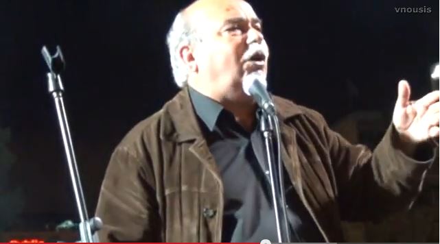ΒΙΝΤΕΟ-O Βούτσης μιλάει στους διαδηλωτές