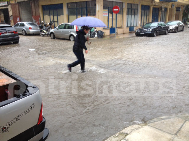 Πύργος: Η συνηθισμένη πλημμύρα