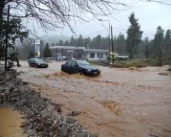 Σε επιφυλακή η πυροσβεστική στη Ρόδο