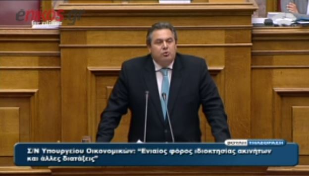 ΒΙΝΤΕΟ-Καμμένος:Καλώ τους Έλληνες να ξεκινήσουμε την εξέγερση των πολιτών