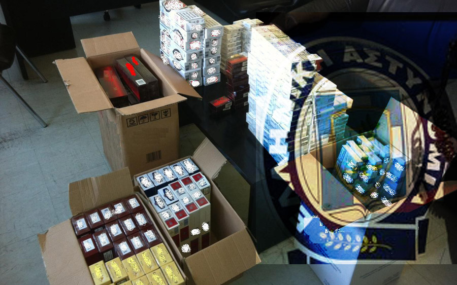 Αποθήκη με λαθραία στο κέντρο της Θεσσαλονίκης