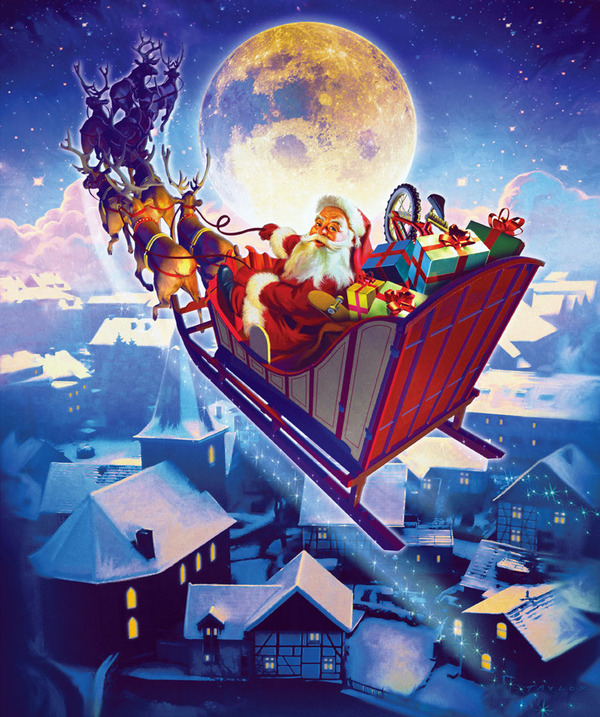 Ο Άγιος Βασίλης επισκέπτεται 5.556 σπίτια το δευτερόλεπτο