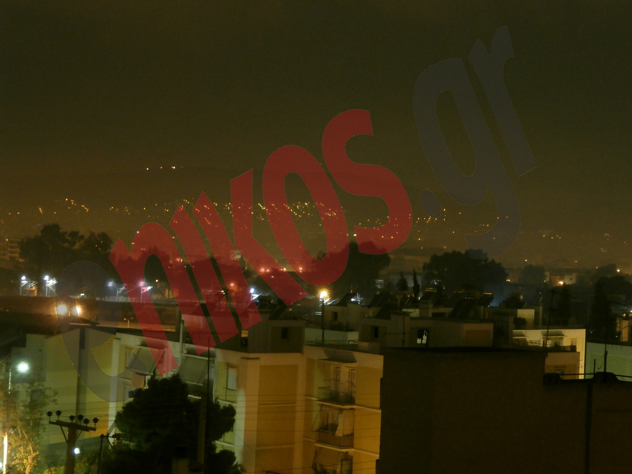 ΦΩΤΟ-Αιθαλομίχλη στοv Ρέντη