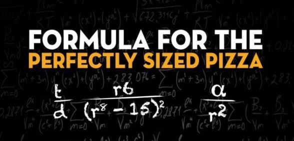 Μαθηματικά… η τέλεια πίτσα