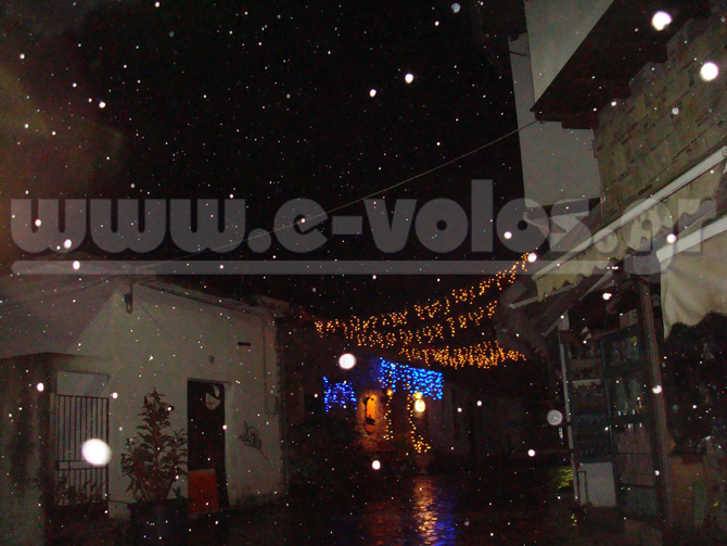 ΦΩΤΟ-Στα λευκά το Πήλιο