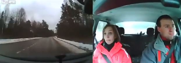 ΒΙΝΤΕΟ-Σύγκρουση ΙΧ με ελάφι on camera