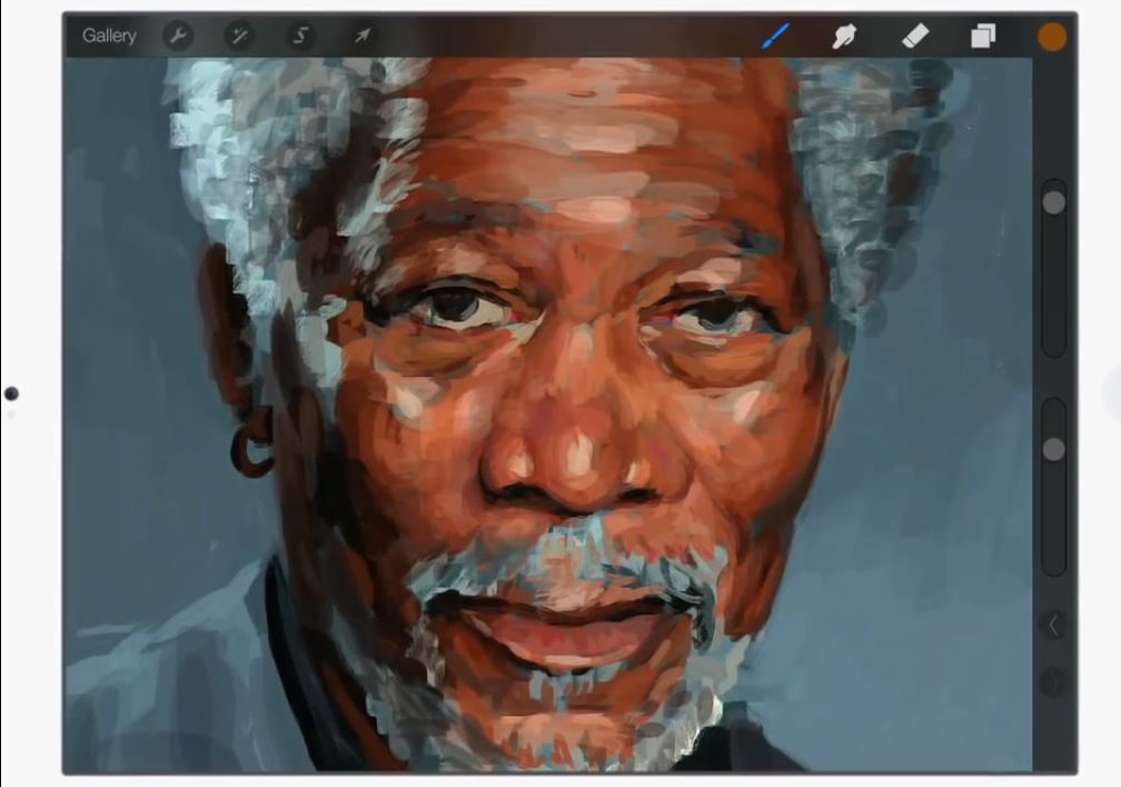 ΒΙΝΤΕΟ-Το πορτρέτο του Morgan Freeman από ένα αποτύπωμα