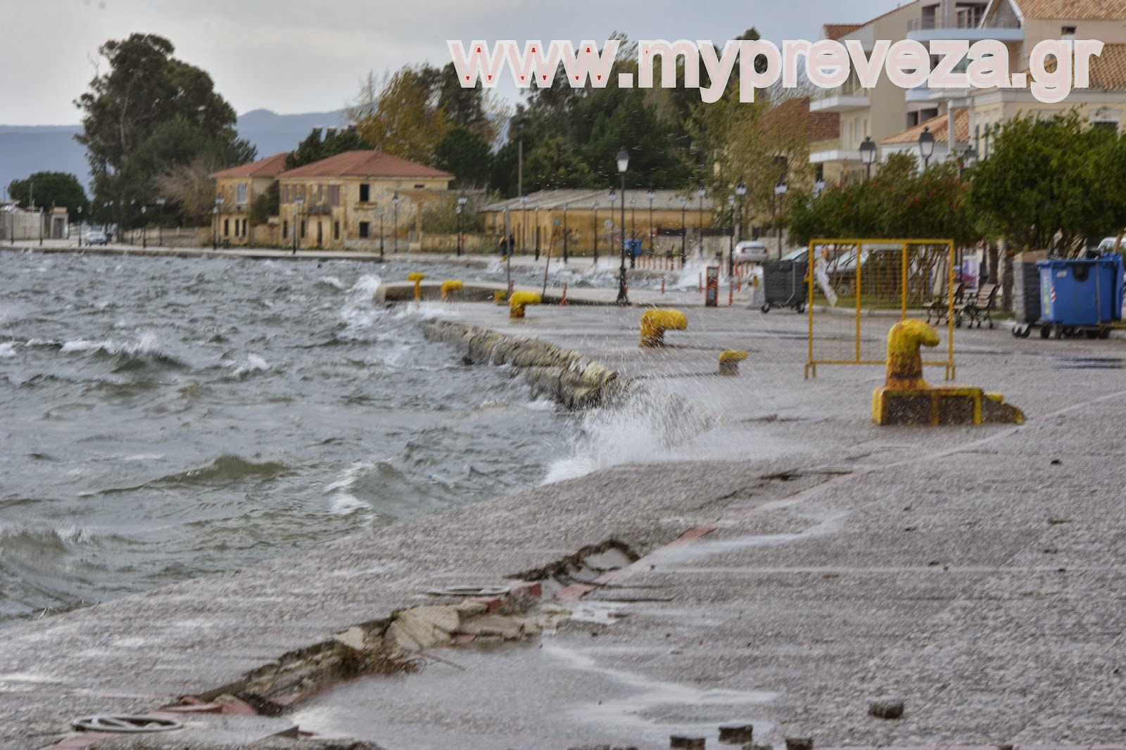 ΦΩΤΟ-Σφοδρή κακοκαιρία στην Πρέβεζα