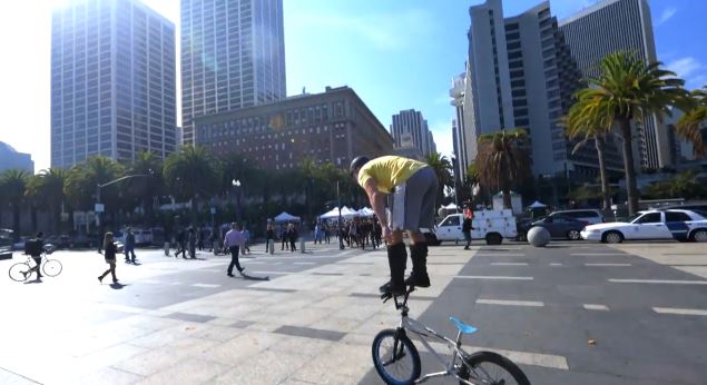 ΒΙΝΤΕΟ-Παρκούρ… με ποδήλατα