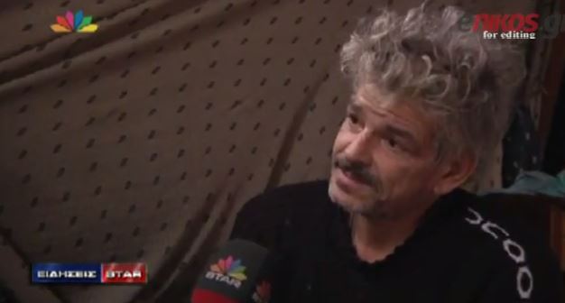 ΒΙΝΤΕΟ-Ο άστεγος που στόλισε το πεζοδρόμιο