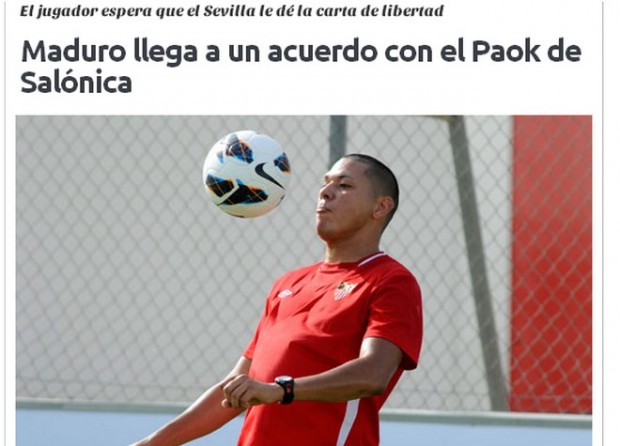 Έρχεται για τον ΠΑΟΚ ο Μαντούρο