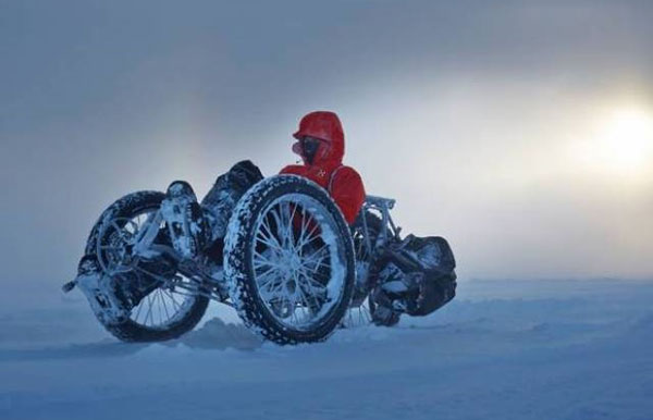 Στο Νότιο Πόλο με ποδήλατο