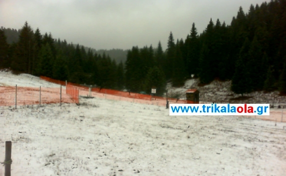 Τα πρώτα χιόνια στο Περτούλι