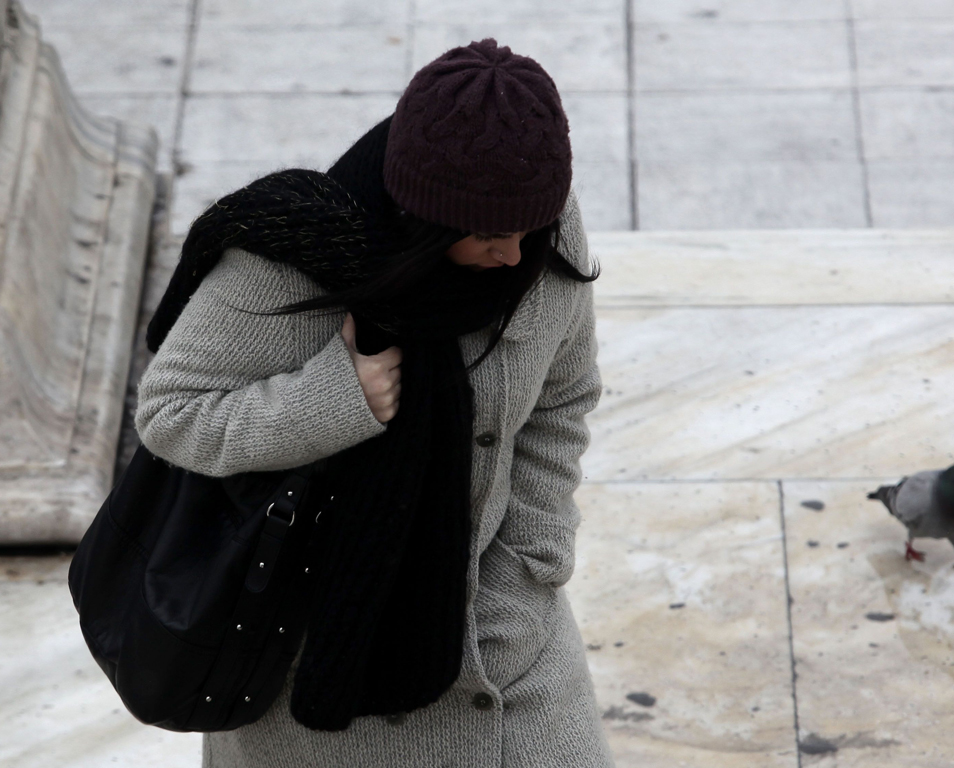 Τσουχτερό κρύο στη Θεσσαλονίκη