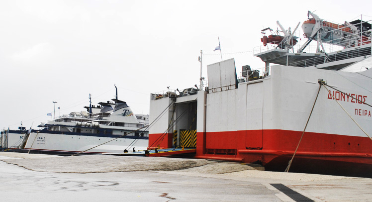 Κλειστή η ακτοπλοϊκή γραμμή Ζακύνθου-Κυλλήνης