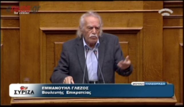 “Όχι” από τον Γλέζο στην αναστολή της χρηματοδότησης της Χ.Α.