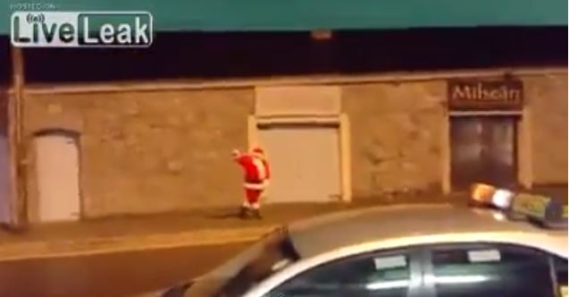 ΒΙΝΤΕΟ-Ο Άγιος Βασίλης τα…έτσουξε