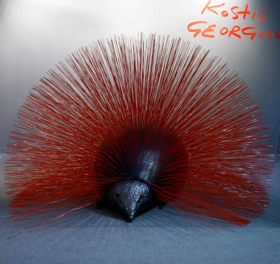 Τα εγκαίνια της έκθεσης του Κωστή Γεωργίου