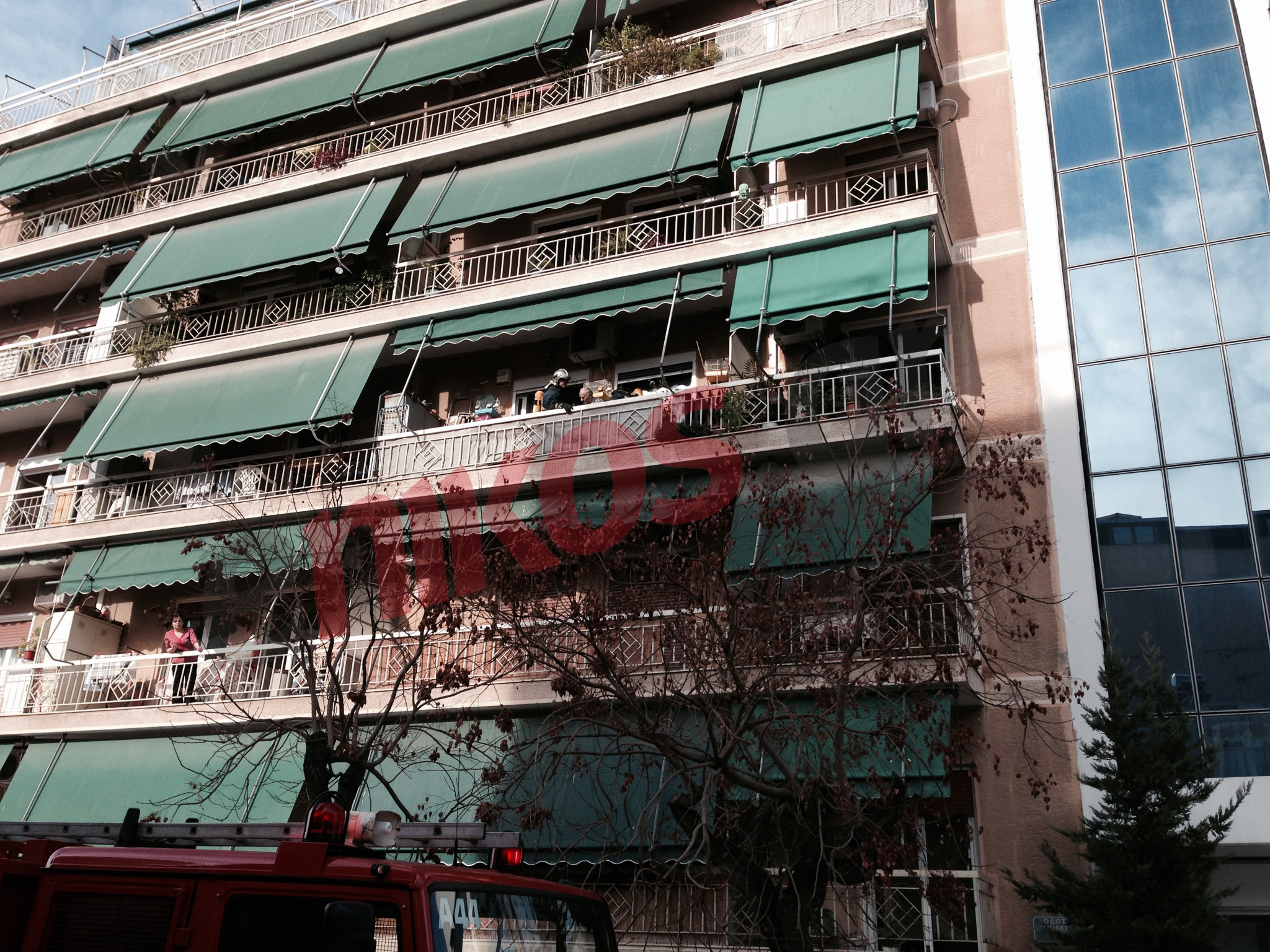 ΦΩΤΟ-Πυρκαγιά σε διαμέρισμα