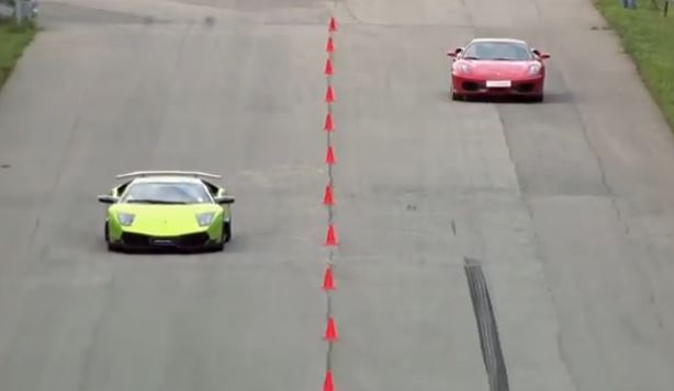 ΒΙΝΤΕΟ-Μονομαχία Ferrari F430- Lamborghini LP670