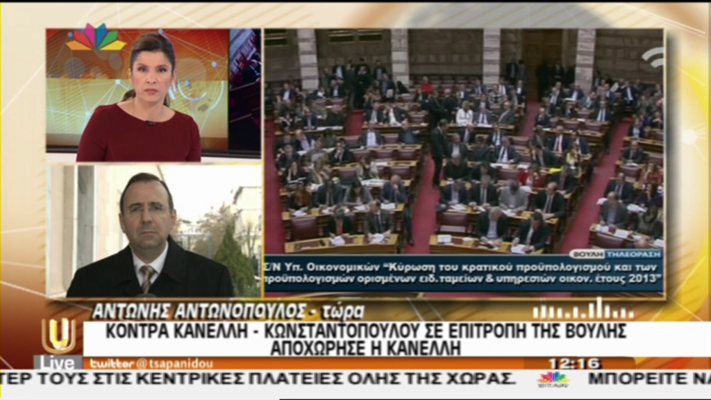 ΒΙΝΤΕΟ-Κόντρα Κανέλλη με Κωνσταντοπούλου