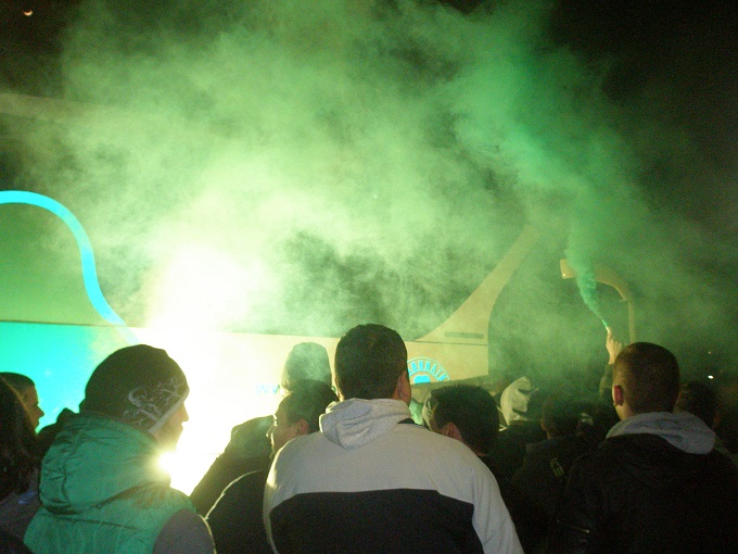 ΦΩΤΟ-Θερμή υποδοχή του ΠΑΟ στο Αγρίνιο