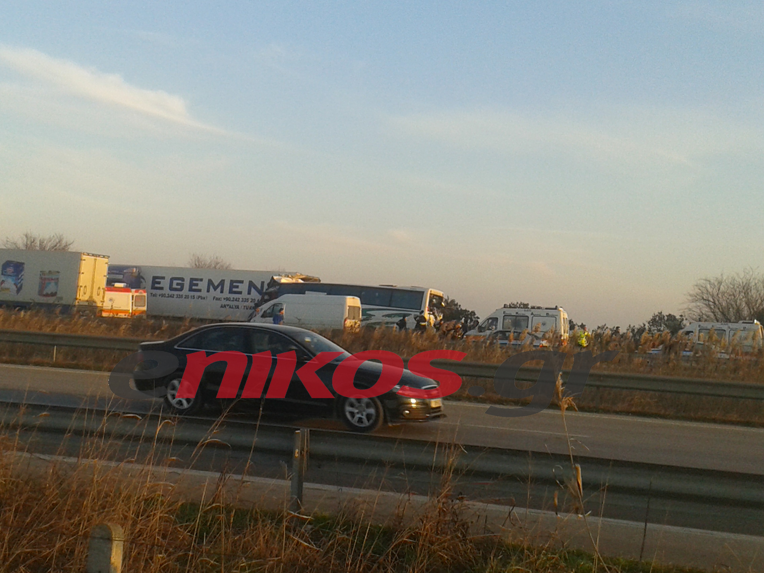 Κρατείται ο οδηγός της νταλίκας