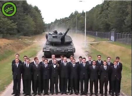 ΒΙΝΤΕΟ-Απότομο φρενάρισμα… τανκ