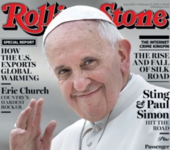 ΦΩΤΟ- Ο Rolling Stone Πάπας