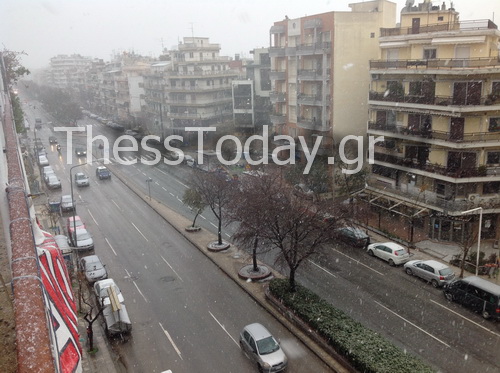 Κλειστοί δρόμοι στη Θεσσαλονίκη