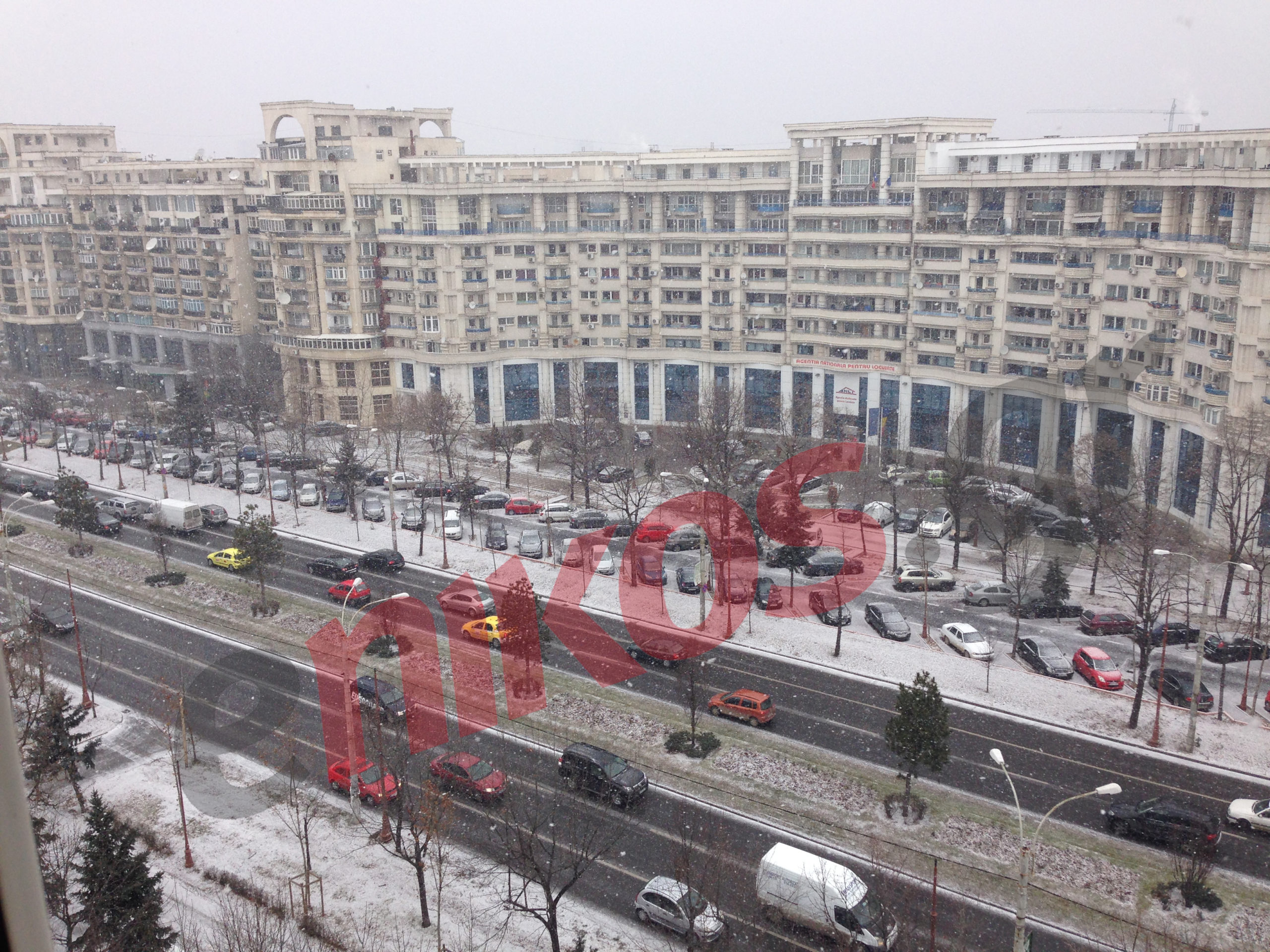 ΦΩΤΟ-Χιονισμένο το Βουκουρέστι
