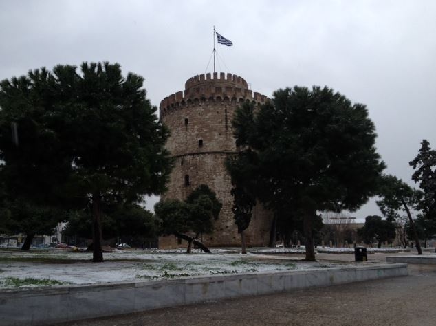 ΒΙΝΤΕΟ- «Ποζάρει» σε χειμωνιάτικο τοπίο η Θεσσαλονίκη