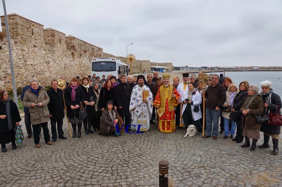 ΒΙΝΤΕΟ-Ο πρώτος αγιασμός των υδάτων στην Τένεδο