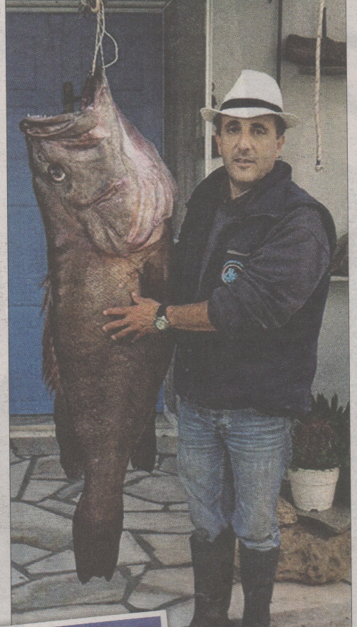 Ψάρεψε βλάχο 50 κιλών