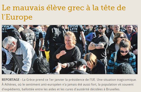 “Ο κακός μαθητής, επικεφαλής στην Ευρώπη”