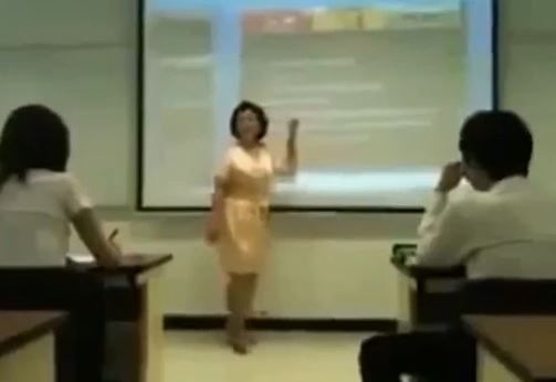 ΒΙΝΤΕΟ-Η καθηγήτρια τα πήρε κρανίο