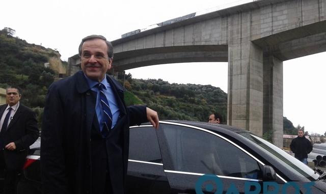 ΦΩΤΟ-Ο Σαμαράς στον Νέδοντα