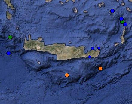 Δύο σεισμοί στην Κρήτη
