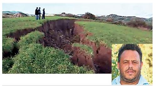 Αξιοθέατο το χωράφι που άνοιξε στα δύο