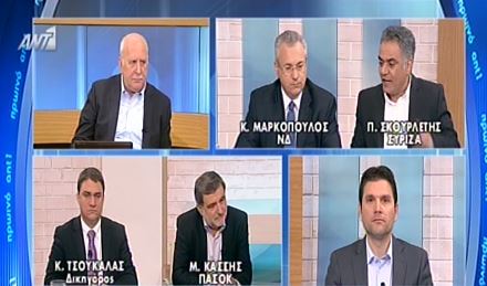 ΒΙΝΤΕΟ-Για να σταματήσει ο “χαμός” Μαρκόπουλου-Σκουρλέτη έπεσαν διαφημίσεις