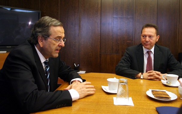 Σαμαράς και Στουρνάρας στα…κρεμμυδάκια