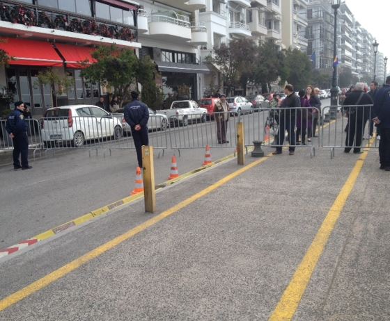 Κλειστή η Λ. Νίκης στη Θεσσαλονίκη