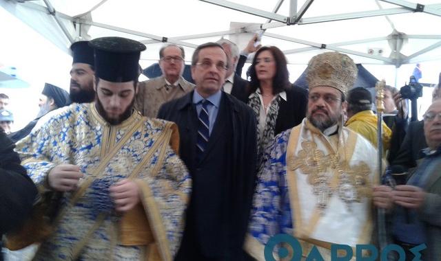 ΦΩΤΟ-Ο Σαμαράς στην Καλαμάτα