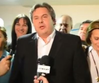 Στο μπλόκο της Κουλούρας ο Καμμένος