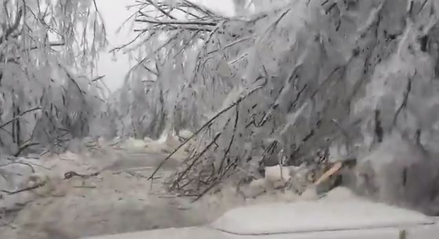ΒΙΝΤΕΟ-«Πάγωσε» η βροχή στη Σλοβενία, από τον Σάκη Αρναούτουγλου
