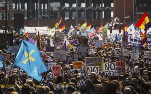 Ισπανία: Διαδήλωση κατά του νομοσχεδίου για τις αμβλώσεις